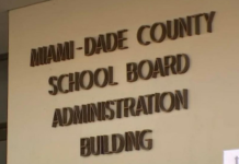 Image: The Miami-Dade County School Board Administration Building in Miami, FL