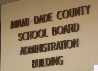 Image: The Miami-Dade County School Board Administration Building in Miami, FL