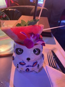 Image: A signature mixed drink at Calle Dragones in Little Havana