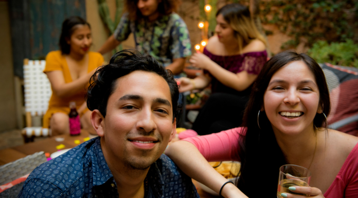 Image: Friends celebrating Hispanic heritage and culture