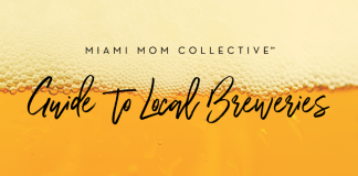 Image: A graphic for the Miami Mom Collective Guide to Loal Breweries