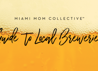 Image: A graphic for the Miami Mom Collective Guide to Loal Breweries