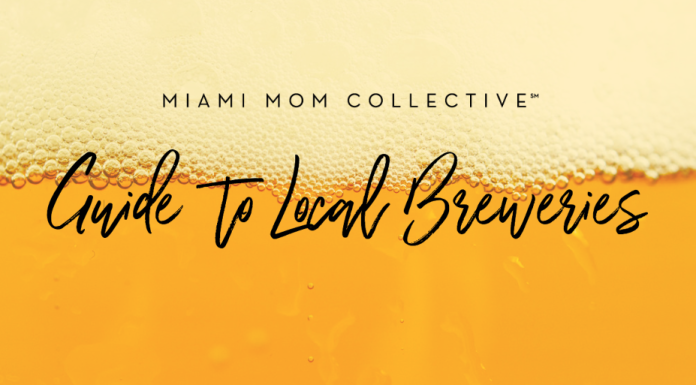 Image: A graphic for the Miami Mom Collective Guide to Loal Breweries