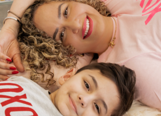 Image: Kaegan and her son