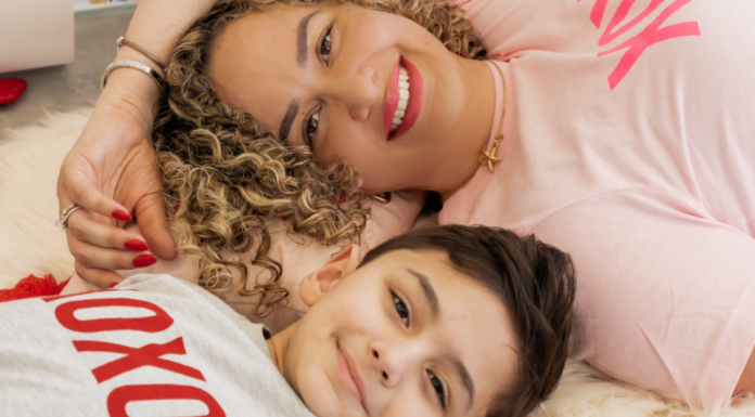 Image: Kaegan and her son