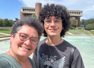 Image: Natasha and her college-age son