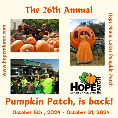 2024 MLUMC Hope Pumpkin Patch Graphic 2024 405x405 Image: 2024 MLUMC Pumpkin Patch Graphic