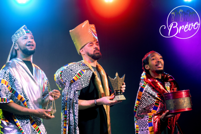 Brevo Theatre 2024 Holiday Events & Activities Guide Image: The 3 Kings from Brevo Theatre's production of Langston Hughes' Black Nativity