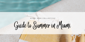 Image: Miami Mom Collective Guide to Summer in Miami graphic